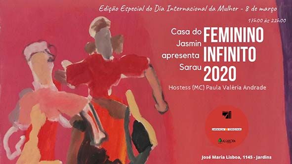 Sarau “Feminino Infinito” celebra o Dia Internacional da Mulher com poesia, teatro e música